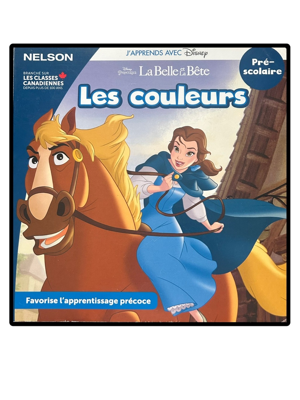 Nelson FRENCH Disney La Belle et la Bête Les Couleurs BOARD BOOK